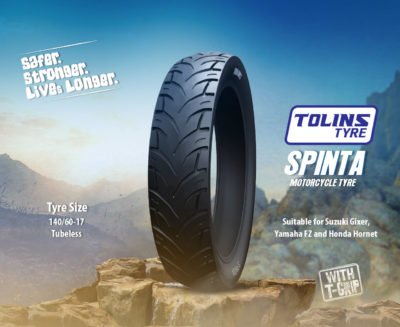 Tolins Spinta 140/60/17 Motorcycle Tyre
