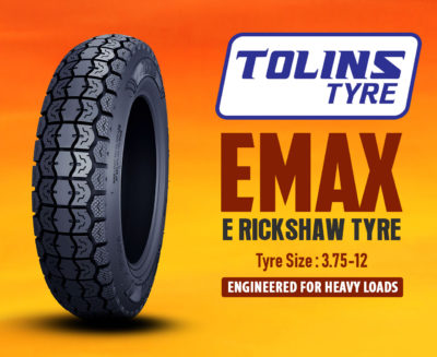 Tolins EMax E Rickshaw Tyre